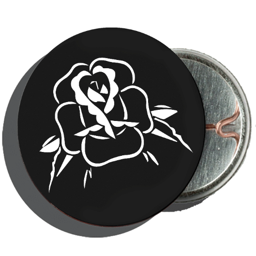 #1 Traditional Tattoo Rose Pin